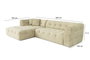 Atelier Del Sofa Sofá Esquinero Cady Corner Left - Verde